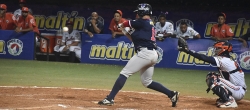 Johan Carias conectó su primer imparable en la LVBP