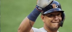 Miguel Cabrera superó a Omar Vizquel en carreras anotadas