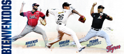 Tigres recibe a Adrián Almeida, Pedro Rodríguez y Argenis Angulo desde Cardenales